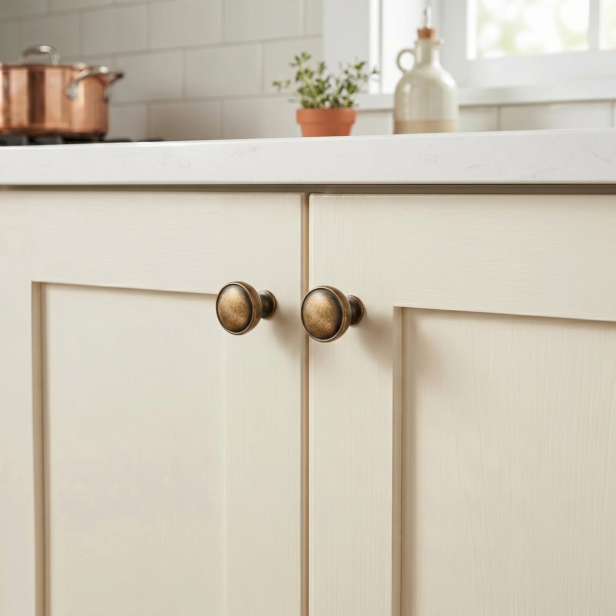 Goblet Shaped Zinc Alloy Cabinet Knobs, Vintage Wine Cup Round Drawer Knob for Kitchen Cabinet