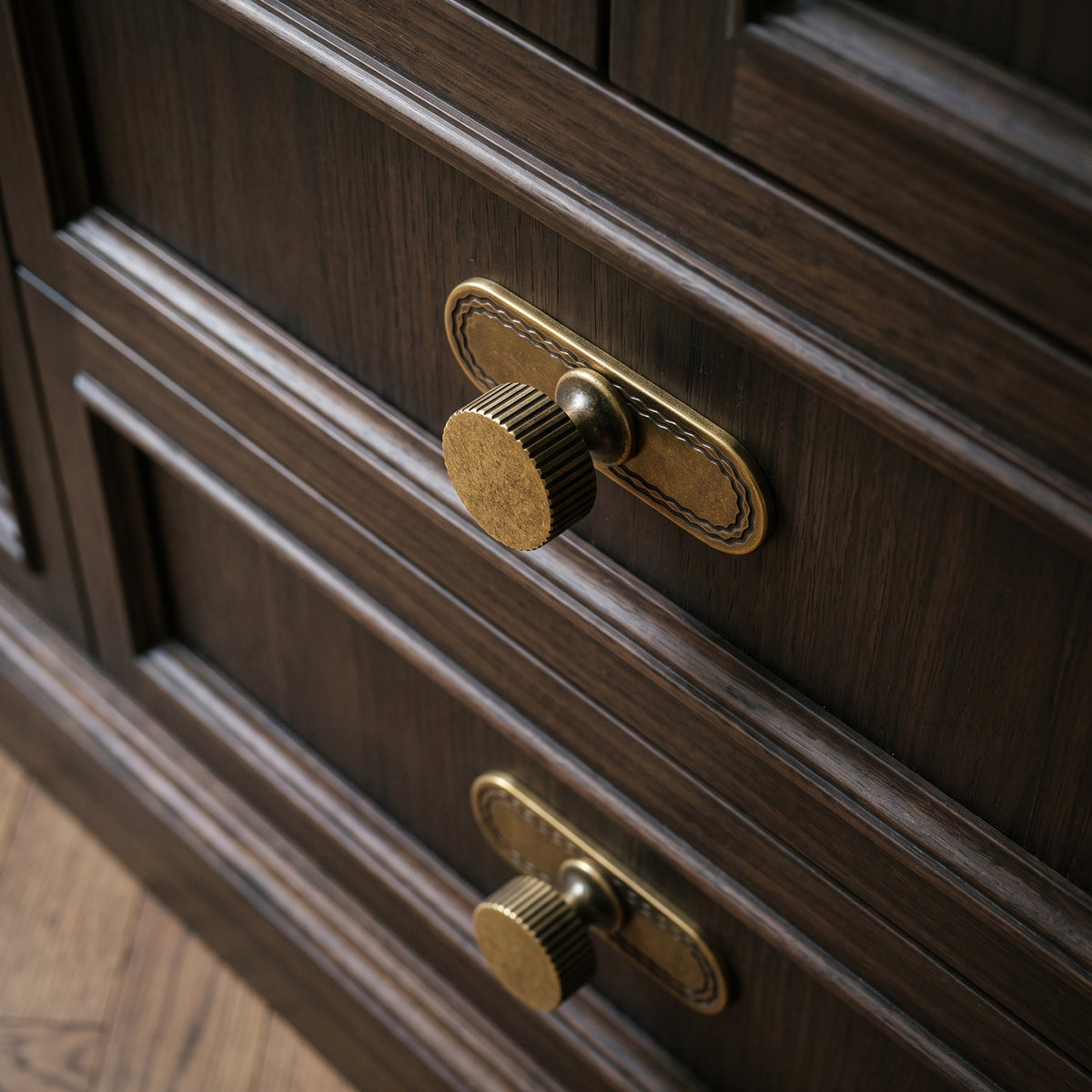 6 Pack Knurled Zinc Alloy Cabinet Knob with Assorted Decorative Backplates, Drawer Single Hole Knob