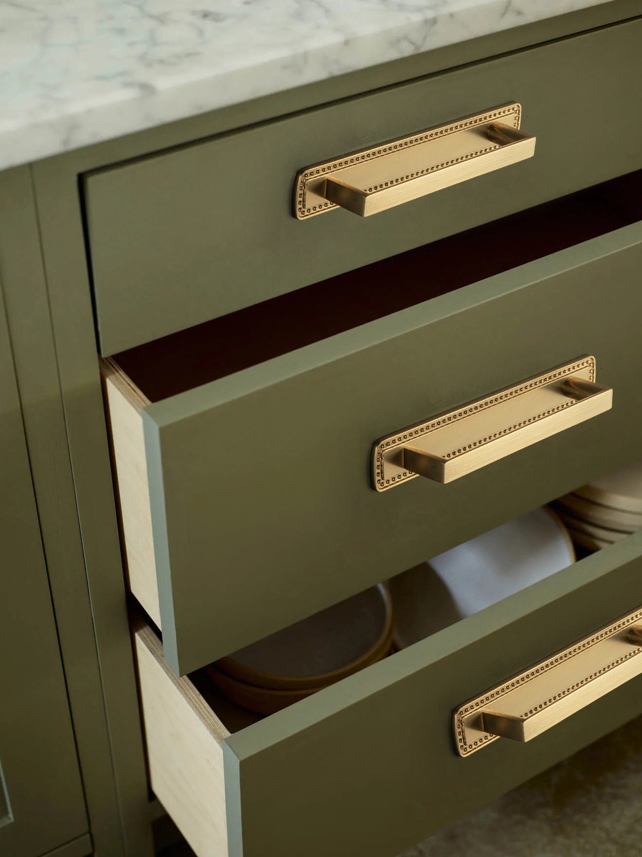 2 Pack Long Cabinet Bar Pulls with Back Plates Solid Drawer Handles Set