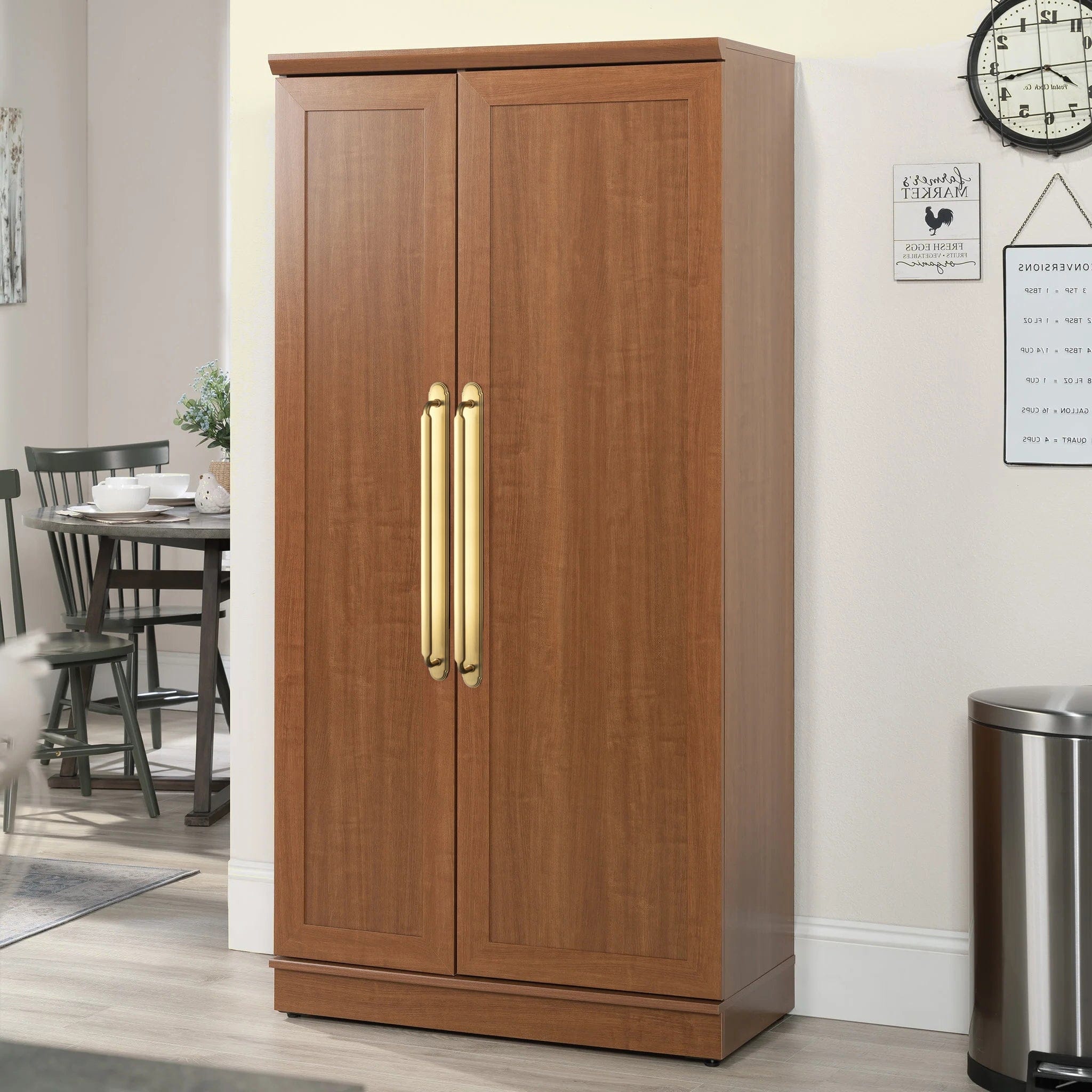 2 Pack Antique Brass Cabinet Pulls with Back Plate Zinc Alloy Drawer Handle with Long Back Plate