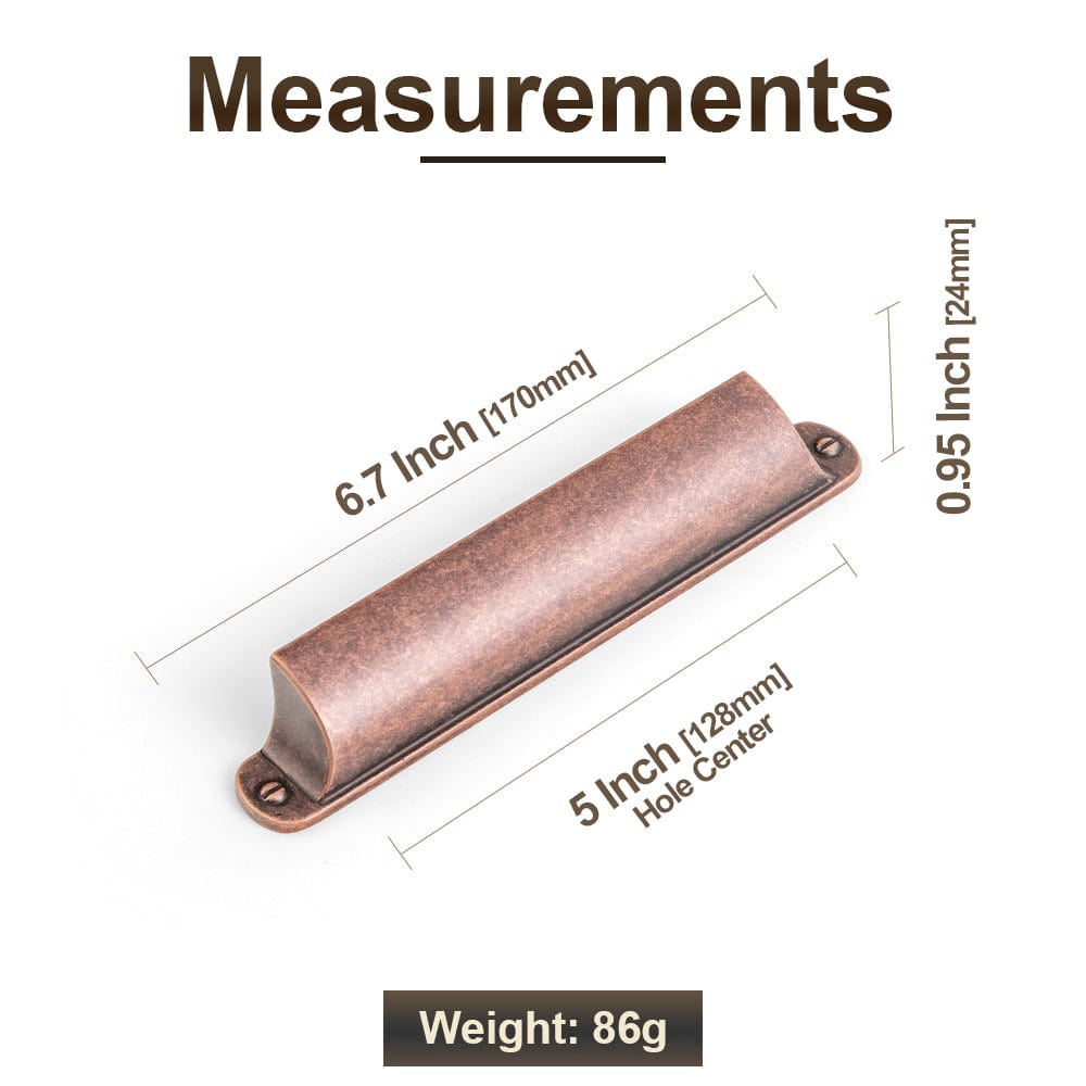 Modern Multi-Color Cabinet Cup Pulls Bin Drawer Pull Stylish Hardware for Furniture Upgrades