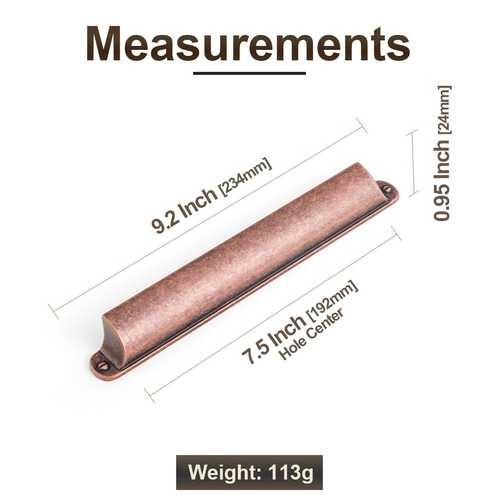 Modern Multi-Color Cabinet Cup Pulls Bin Drawer Pull Stylish Hardware for Furniture Upgrades