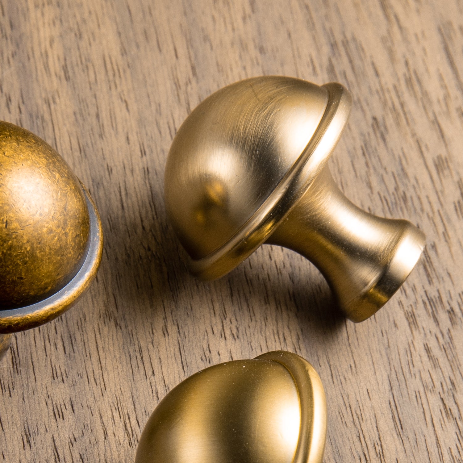Mushroom Dome Zinc Alloy Cabinet Knobs, Classic Bulb Round Drawer Knob for Vanity Furniture Hardware