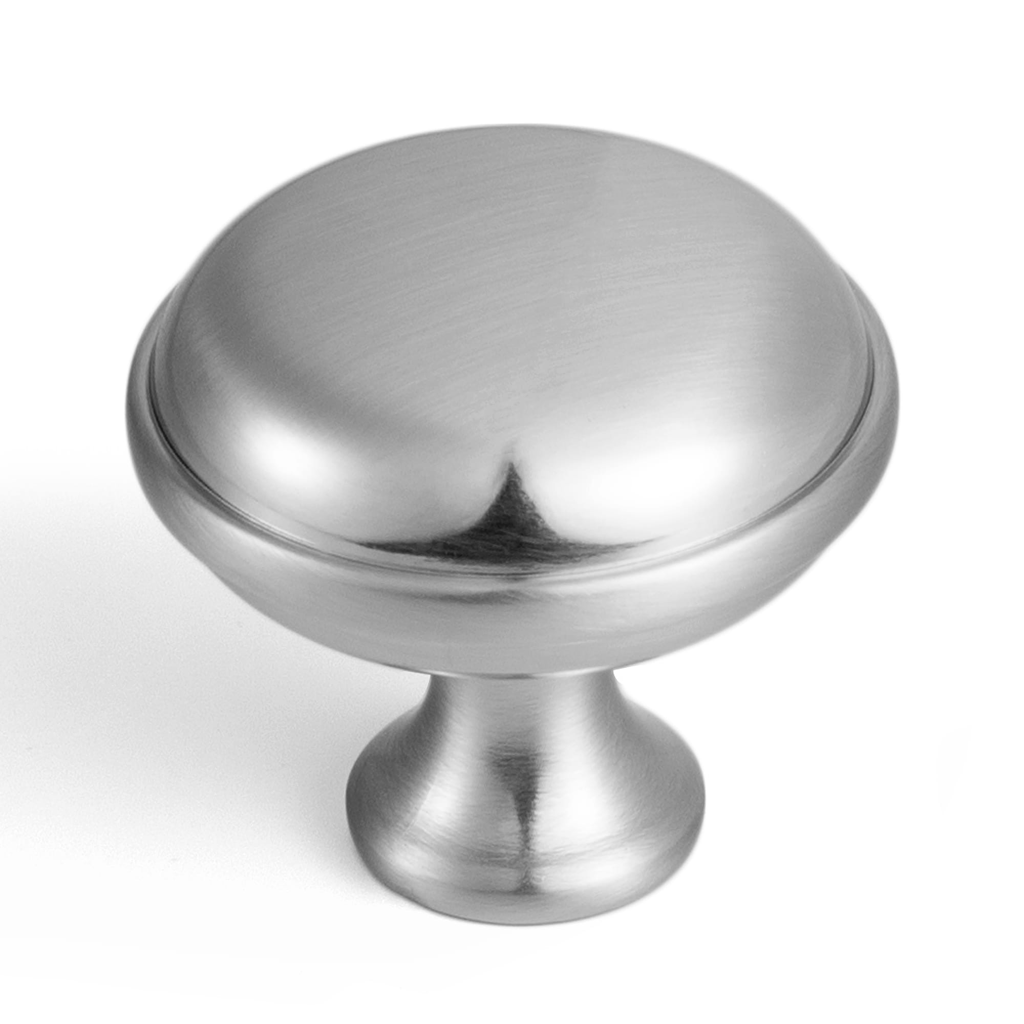 Classic Mushroom Cabinet Knob Zinc Alloy Round Cabinet Knob with Backplate for Kitchen Cabinet
