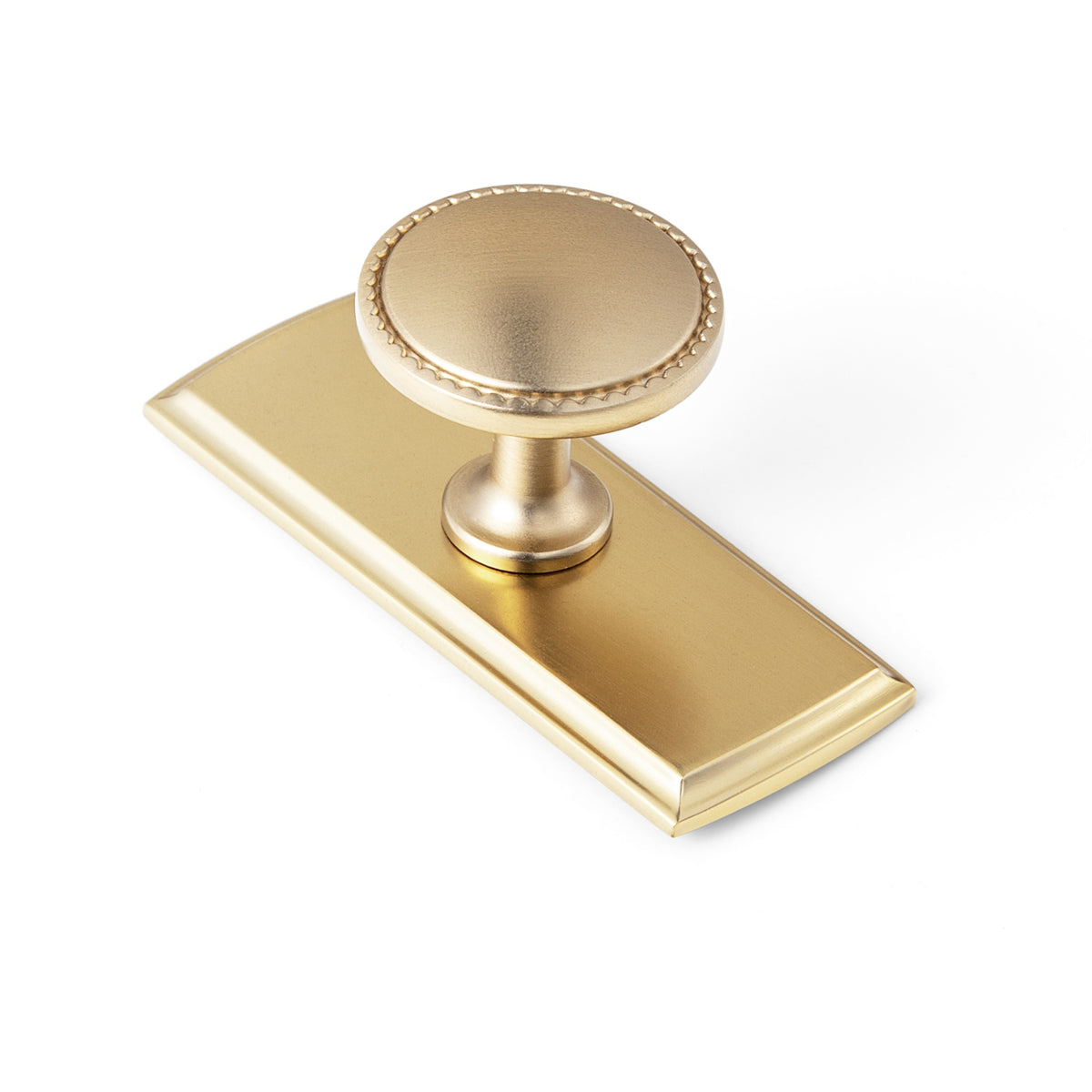 Classic Round Design Cabinet Knobs with Toothed Rim for Kitchen Drawers