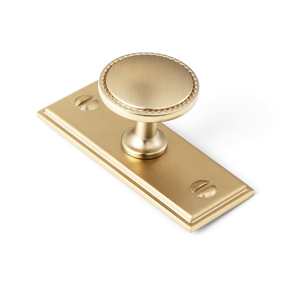 Classic Round Design Cabinet Knobs with Toothed Rim for Kitchen Drawers