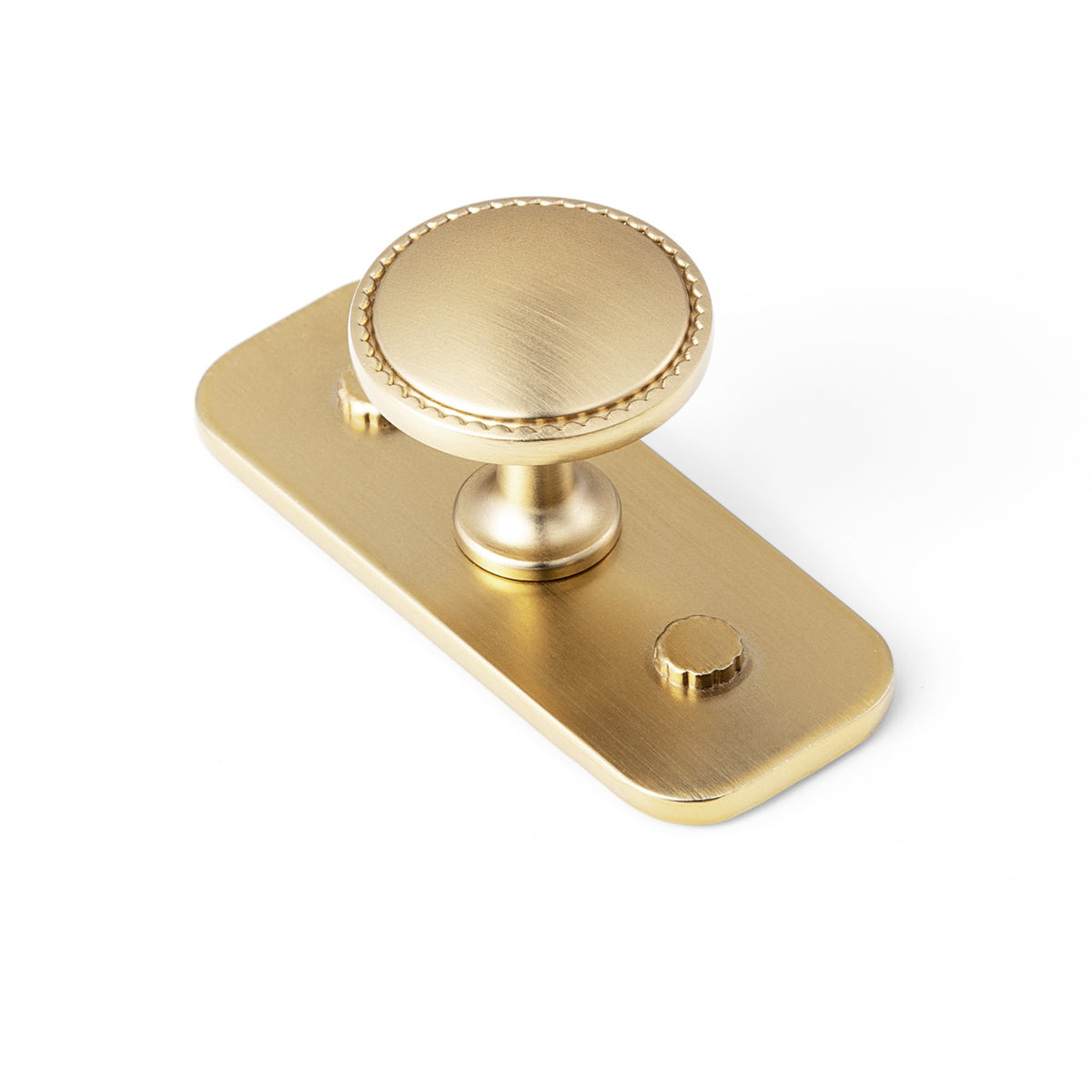 Classic Round Design Cabinet Knobs with Toothed Rim for Kitchen Drawers