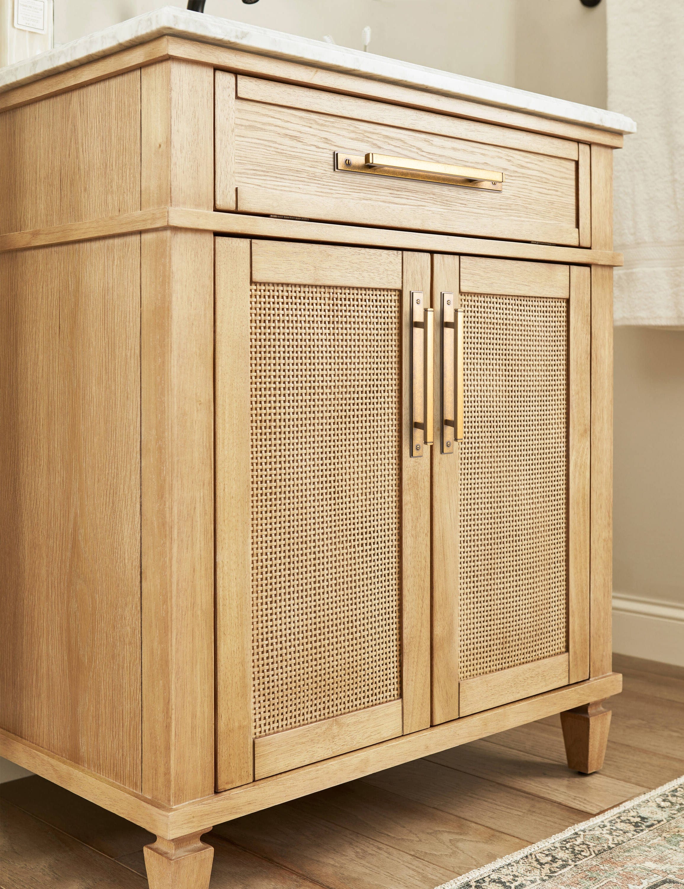 Goo-Ki 2 Pack Antique Brass Zinc Alloy Cabinet Pulls with Back Plate Kitchen Hardware Bar Handles