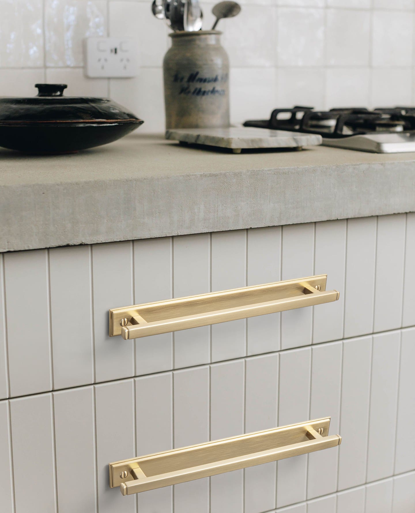 Goo-Ki 2 Pack Antique Brass Zinc Alloy Cabinet Pulls with Back Plate Kitchen Hardware Bar Handles