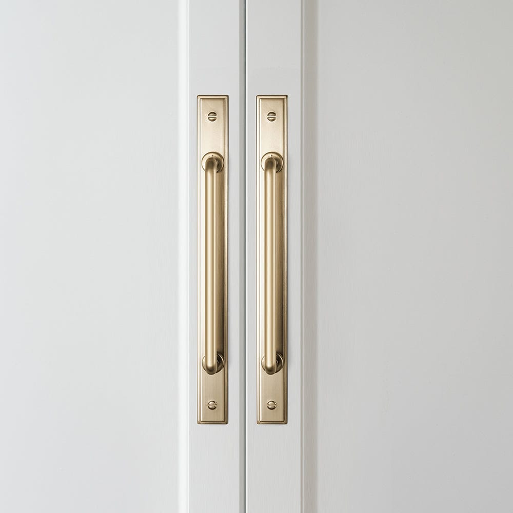 Goo-Ki 2 Pack Cabinet Bar Pulls with Back Plate Vintage Drawer Handles Home Improvement Hardware