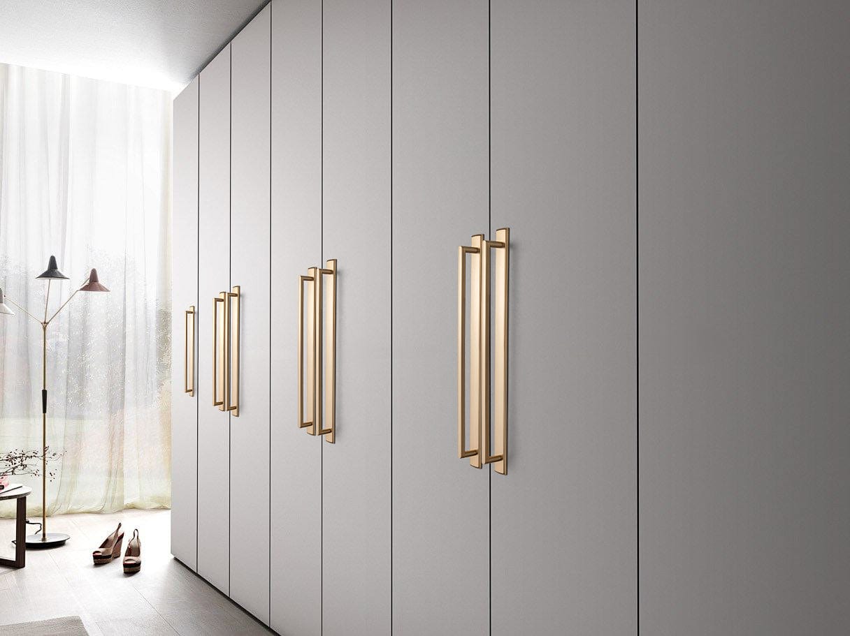 Goo-Ki 2 Pack Cabinet Handles with Back Plate Vintage Kitchen Drawer Pulls with Subtle Curves