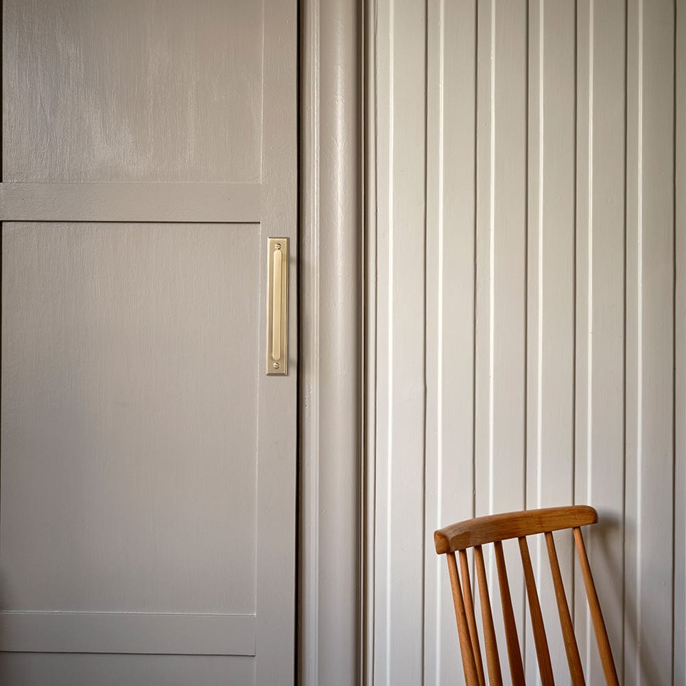 Goo-Ki 2 Pack Cabinet Handles with Back Plate Vintage Kitchen Drawer Pulls with Subtle Curves