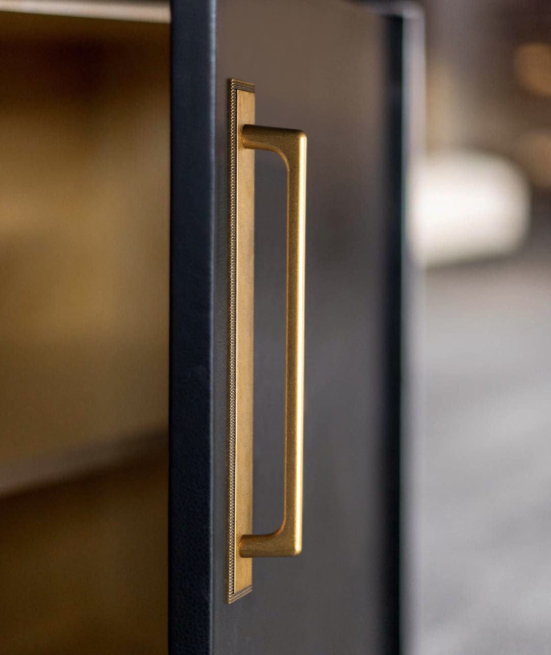 Goo-Ki 2 Pack Classic Cabinet Bar Pulls with Back Plate Zinc Alloy Cabinet Handle with Long Back Plate