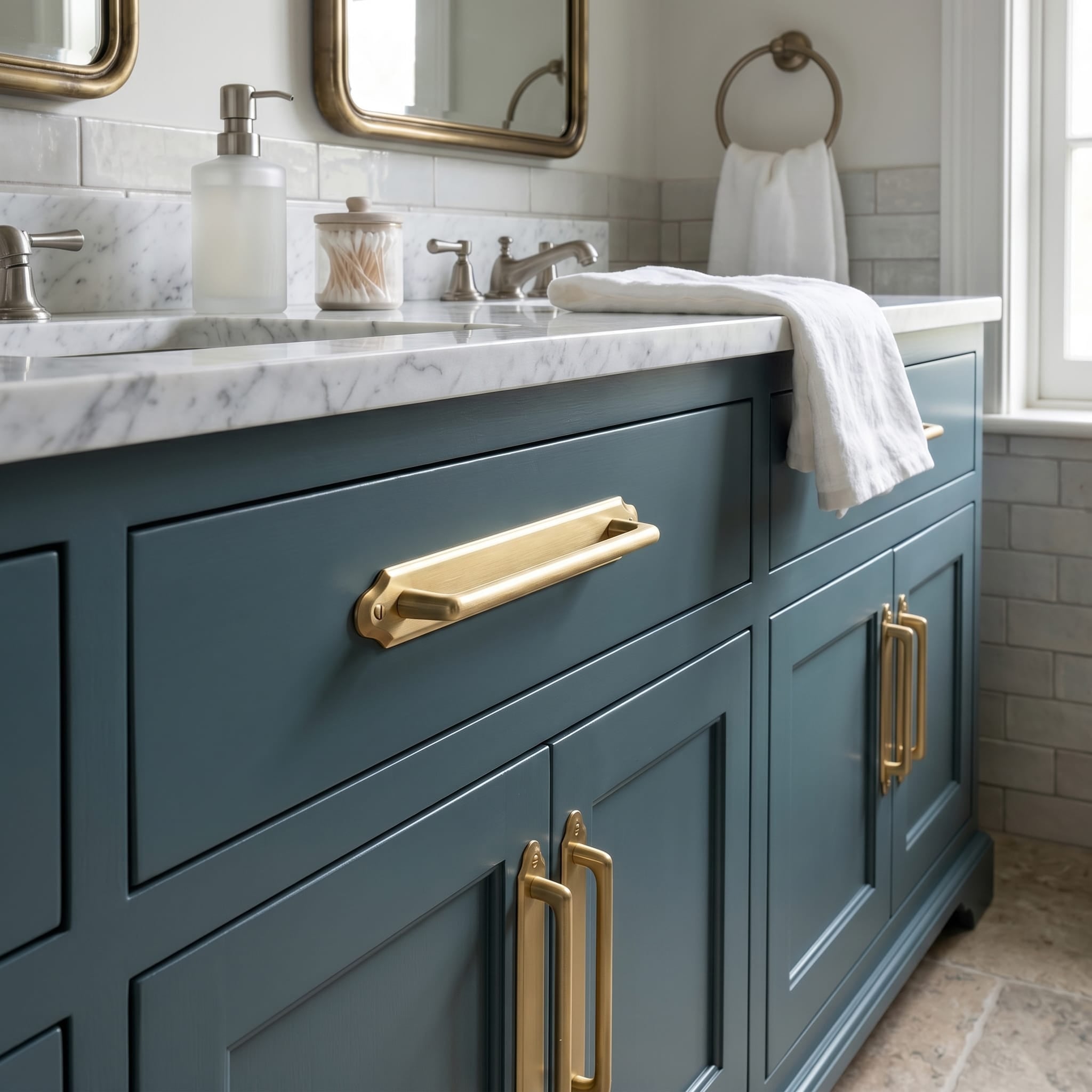 Goo-Ki 2 Pack Decorative Cabinet Bar Pulls with Back Plate Zinc Alloy Cabinet Handle with Long Back Plate
