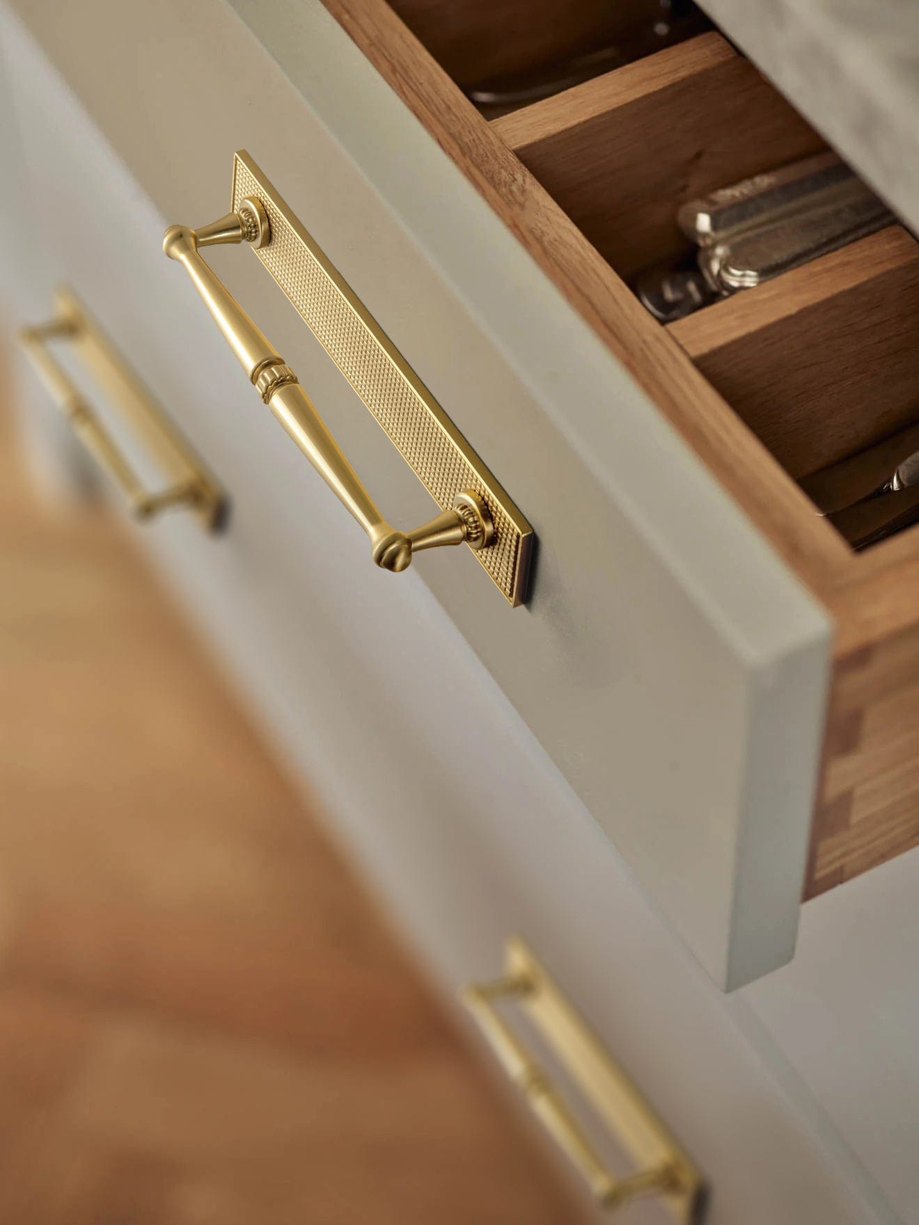 Goo-Ki 2 Pack Ornate Vintage Brass Drawer Pulls - Classic Cabinet Handles with Decorative Back Plates