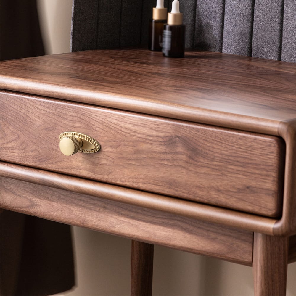 Goo-Ki 2 Pack Striped Cabinet Pull Retro Brass Cabinet Handles Knobs with Back Plate