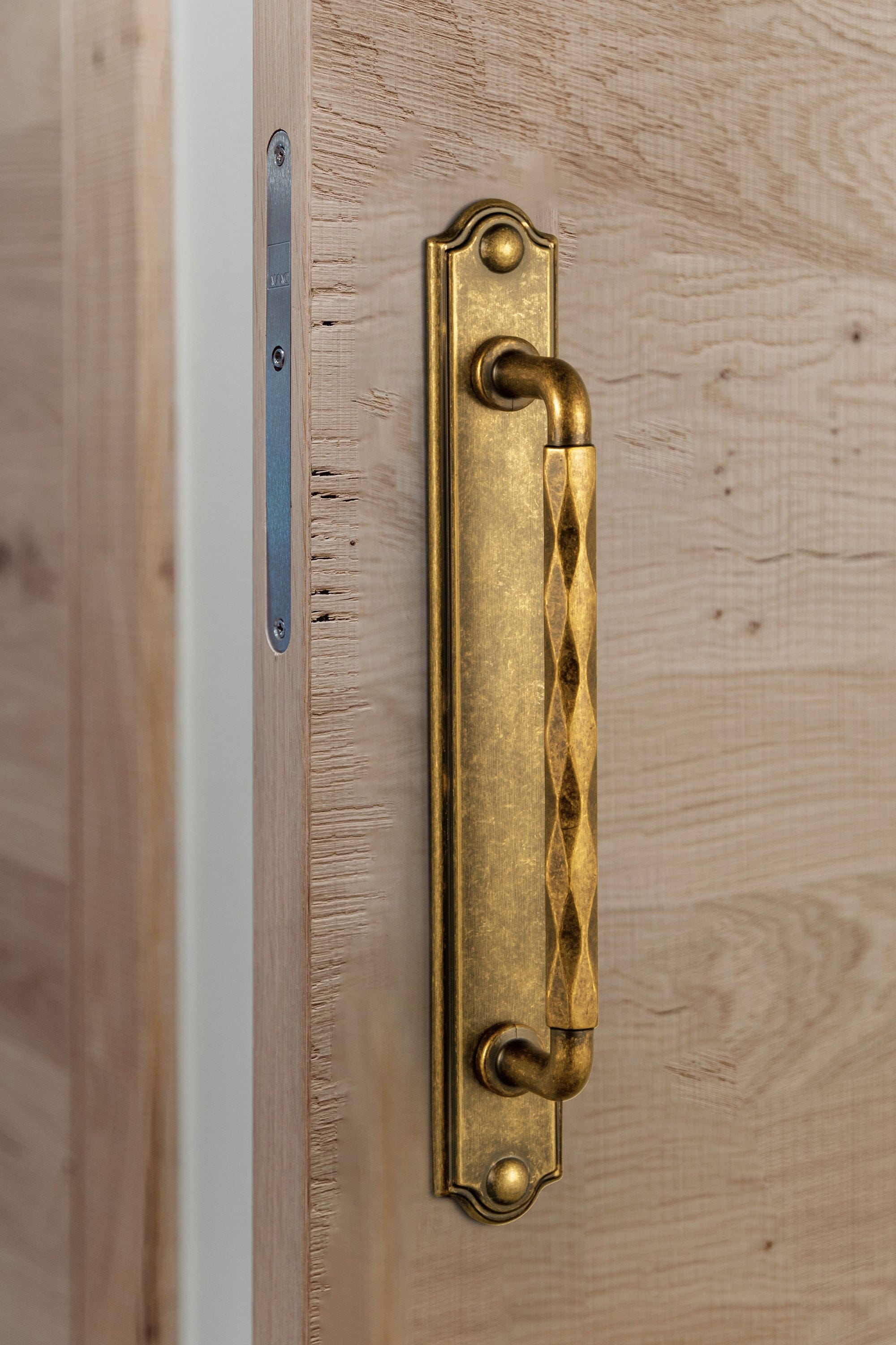 Goo-Ki 2 Pack Zinc Alloy Drawer Pulls with Back Plate Twisted Design Decorative Handles for Kitchen Cabinets