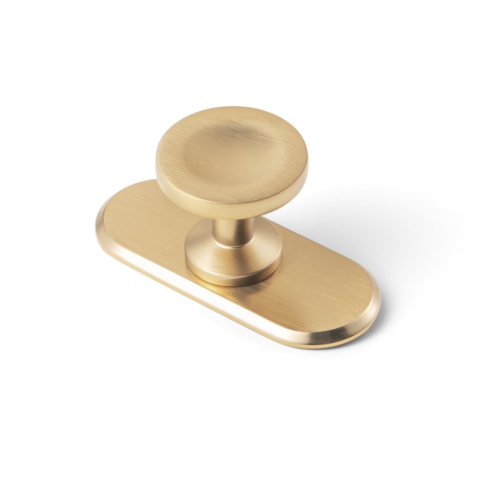 Goo-Ki 2502 / Champagne Bronze / G021 6 Pack Assorted Shaped Zinc Alloy Cabinet Hardware - Knobs and Back Plates for Stylish Furniture