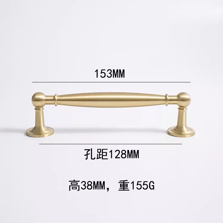Goo-Ki 5'' Hole Center / 2 Pack High-end Luxury Door Handle Simple European Cabinet Pulls