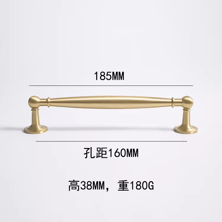 Goo-Ki 6.3'' Hole Center / 2 Pack High-end Luxury Door Handle Simple European Cabinet Pulls