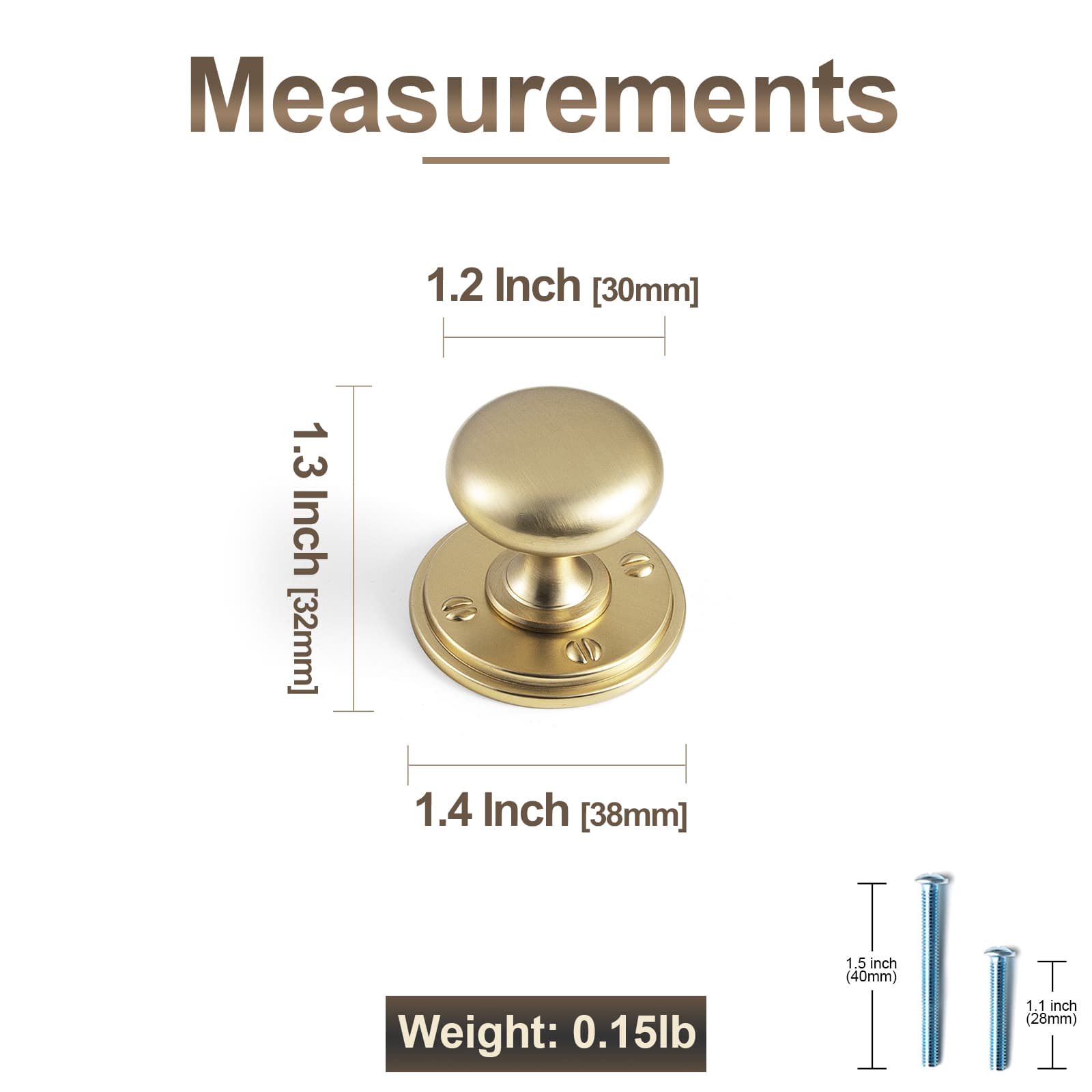 Goo-Ki 6 Pack Antique Brass Zinc Alloy Cabinet Knob with Back Plate Single Hole Center Cabinet Hardware for Bedroom Kitchen