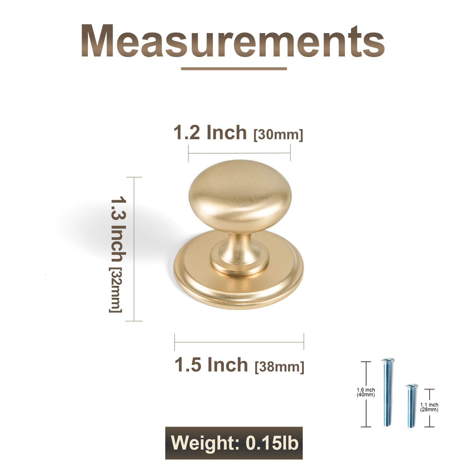 Goo-Ki 6 Pack Antique Brass Zinc Alloy Cabinet Knob with Back Plate Single Hole Center Cabinet Hardware for Bedroom Kitchen