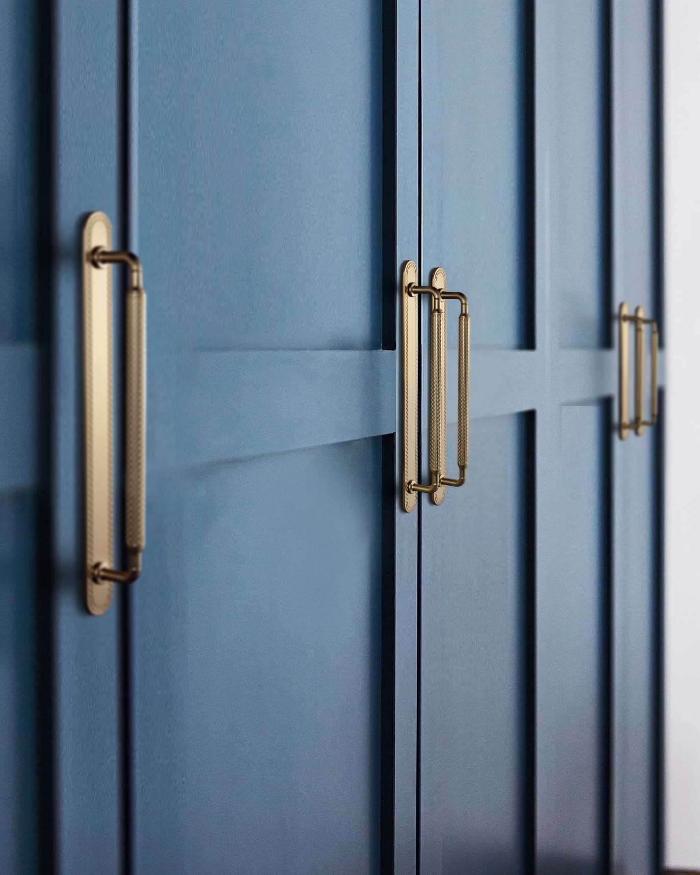 Goo-Ki 6 Pack Retro Wave Pattern Zinc Alloy Cabinet Handles with Mounting Back Plate Durable Drawer Pulls