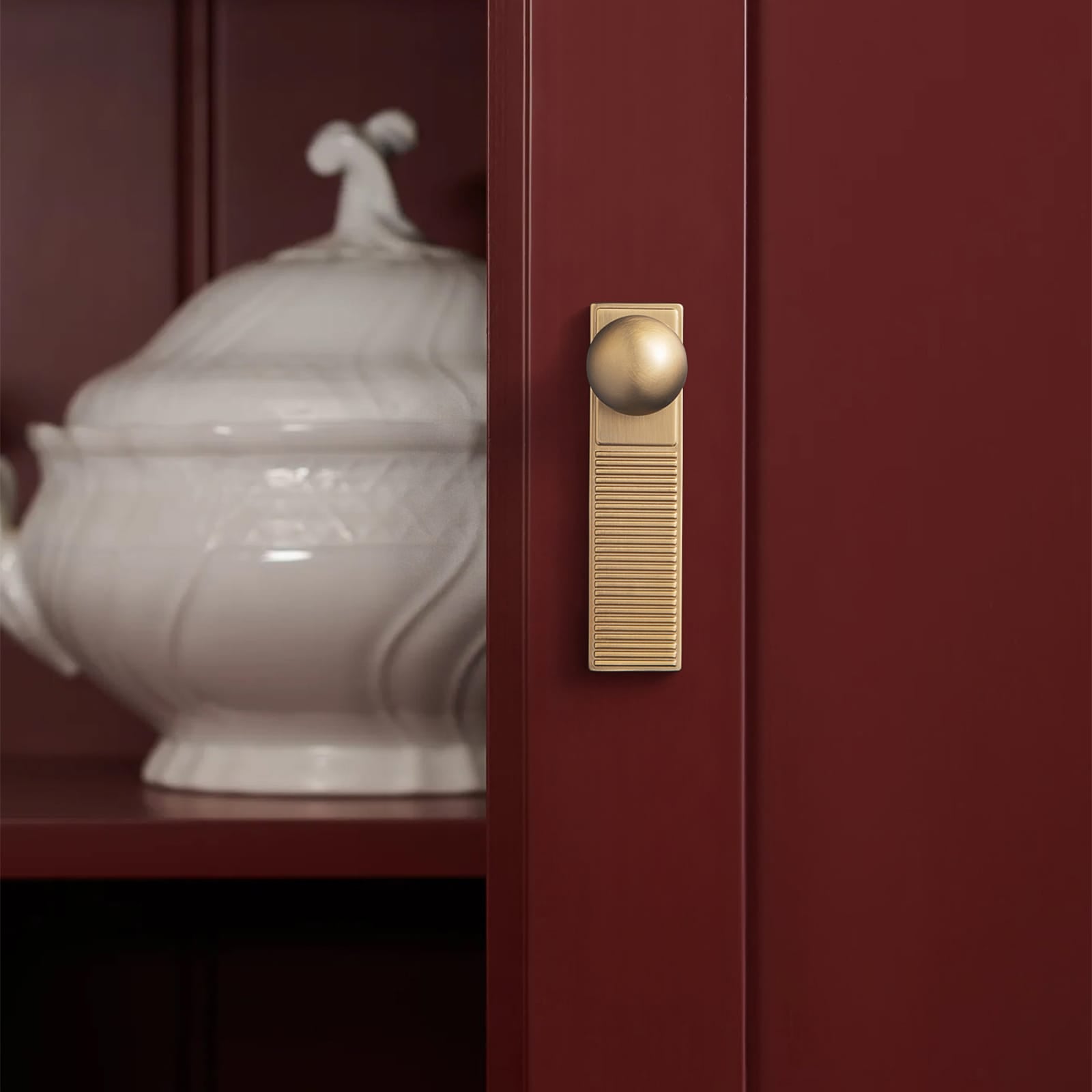 Goo-Ki 6 Pack Round Cabinet Knobs with Decorative Back Plate Zinc Alloy Cabinet Hardware for Kitchen
