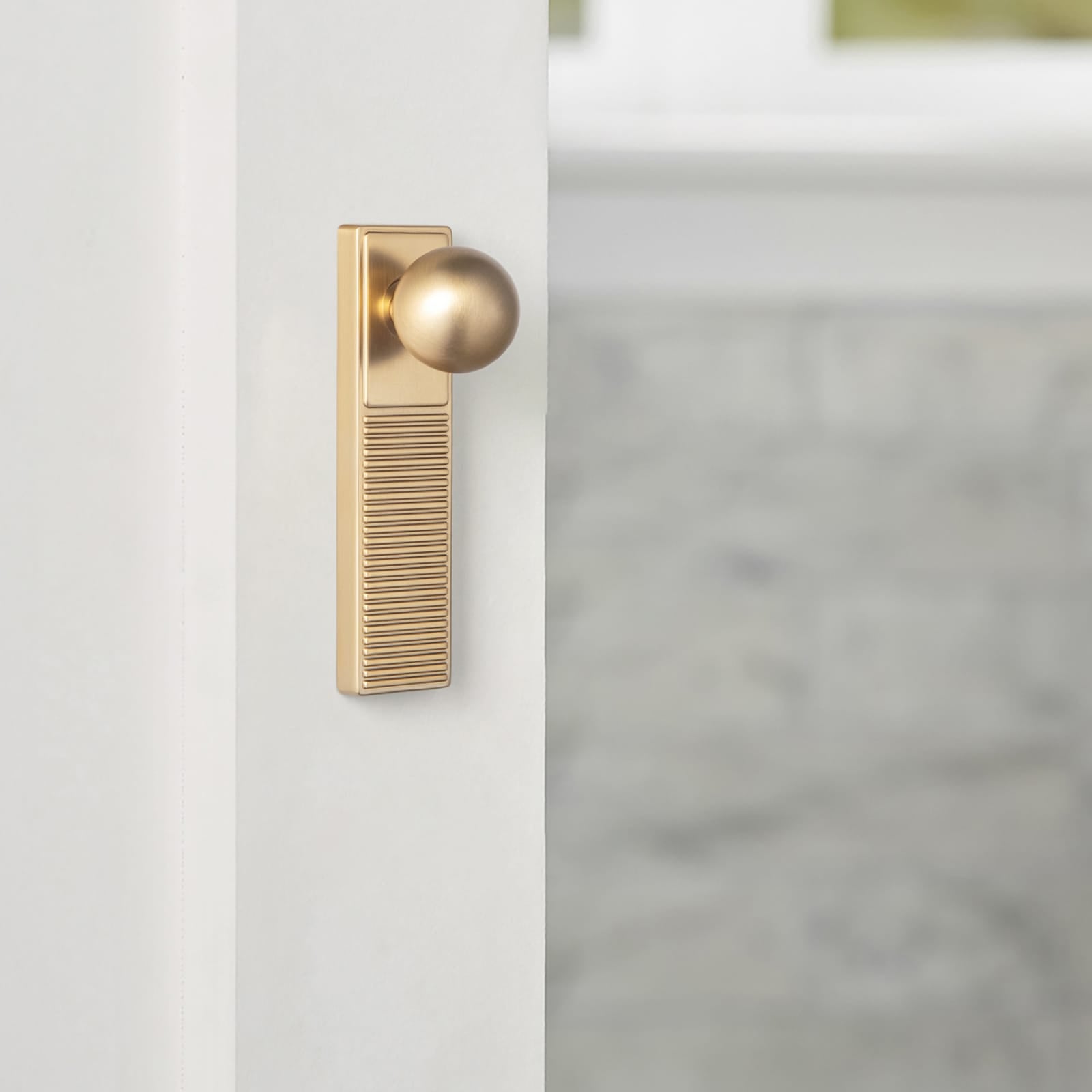 Goo-Ki 6 Pack Round Cabinet Knobs with Decorative Back Plate Zinc Alloy Cabinet Hardware for Kitchen
