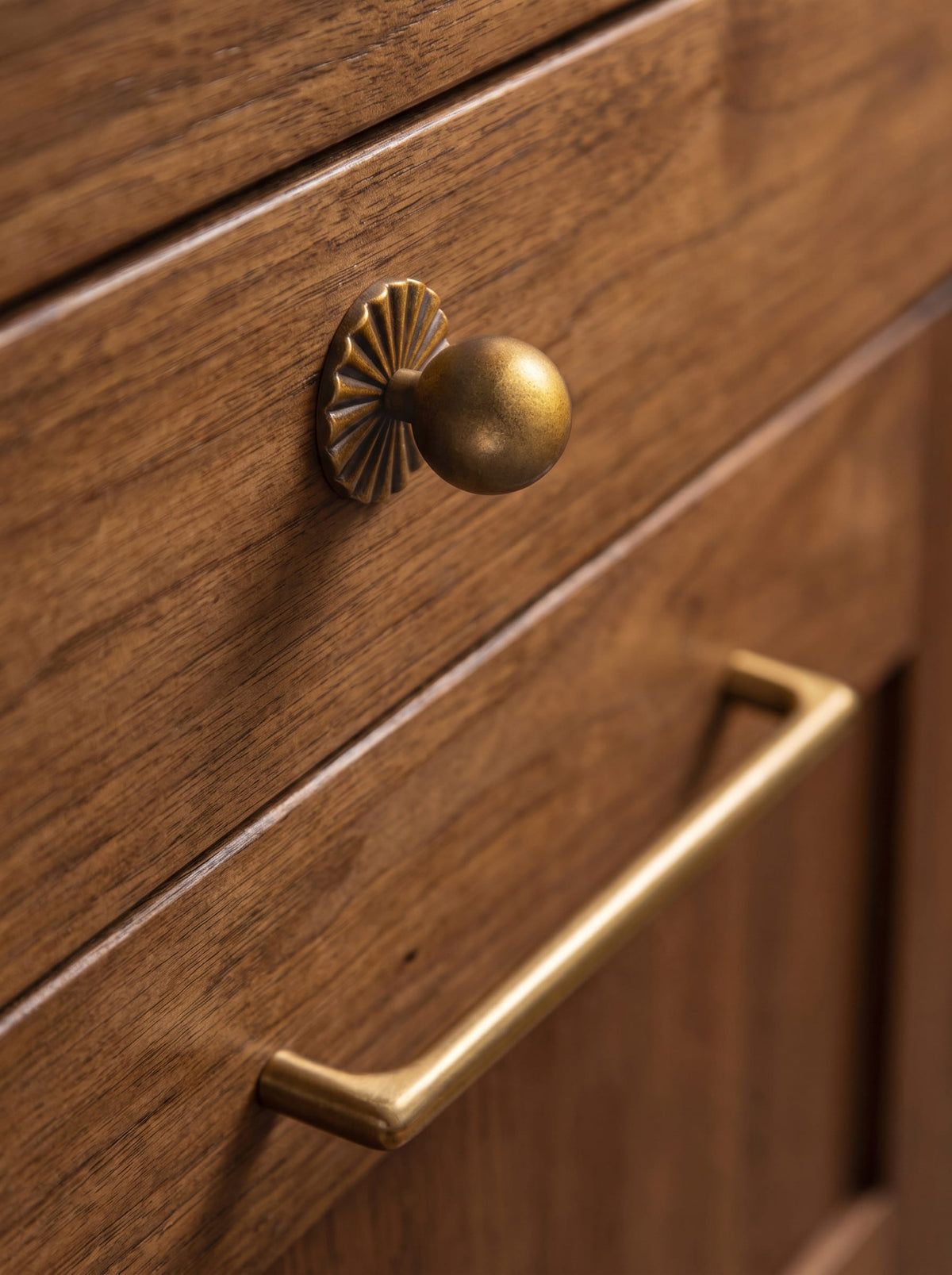 Goo-Ki 6 Pack Round Cabinet Knobs with Decorative Back Plate Zinc Alloy Cabinet Hardware for Kitchen