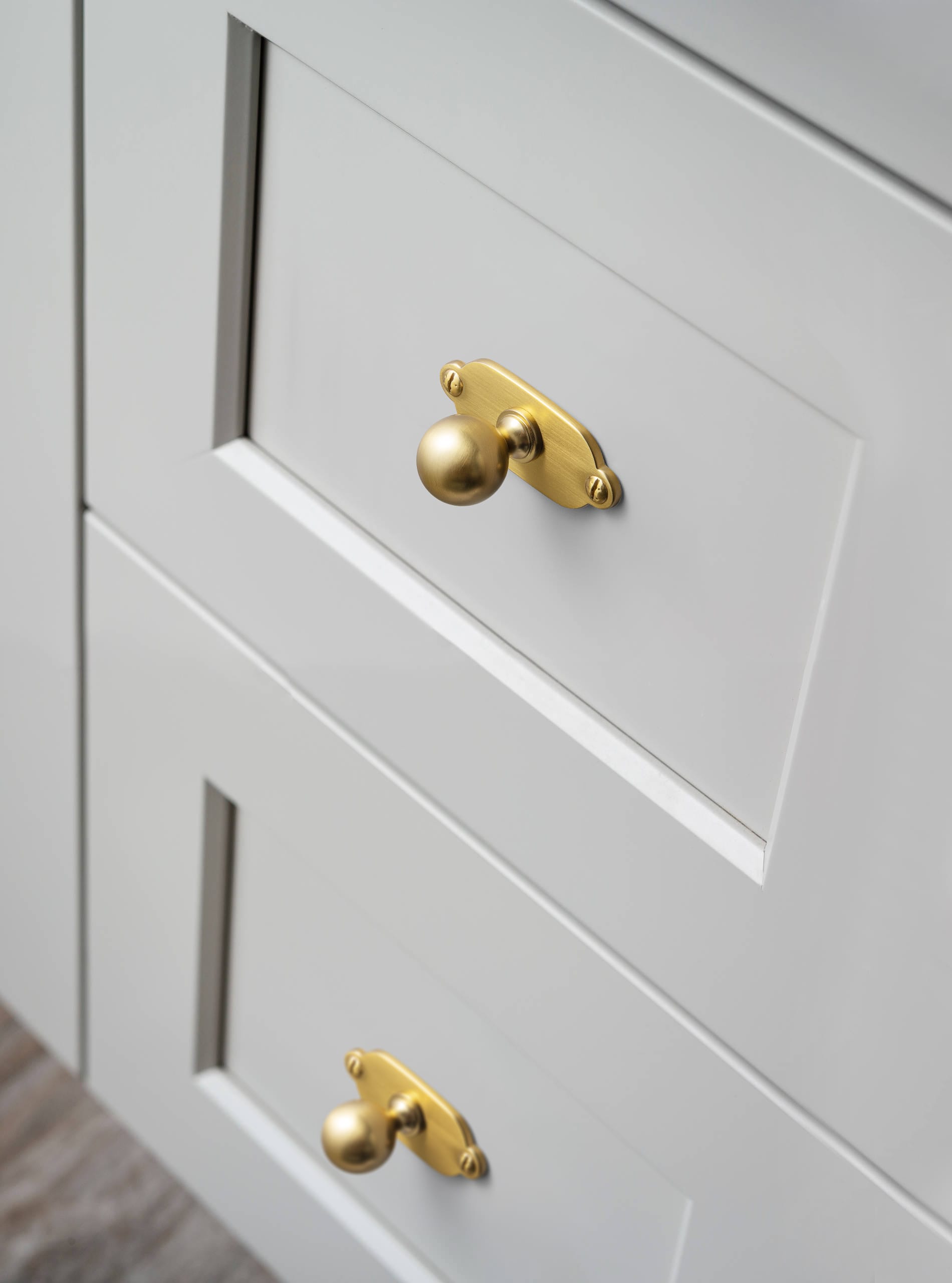Goo-Ki 6 Pack Stylish Zinc Alloy Cabinet Knobs Classic Round Design Durable Cabinet Handles
