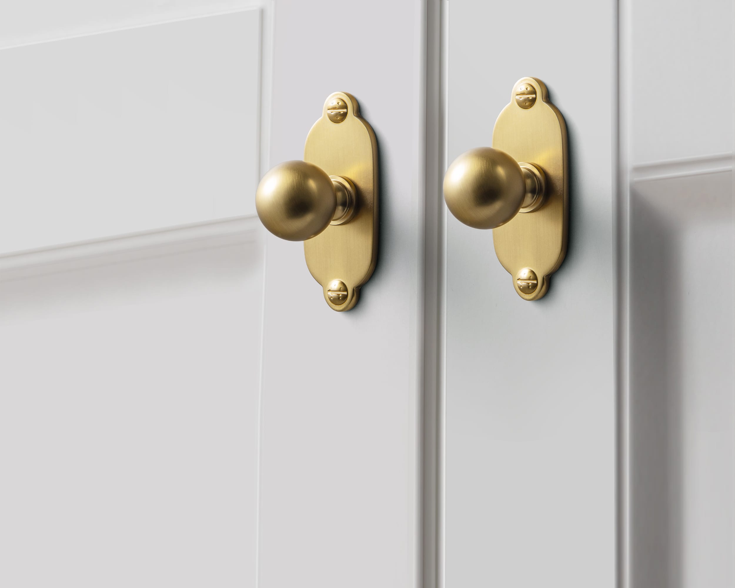 Goo-Ki 6 Pack Stylish Zinc Alloy Cabinet Knobs Classic Round Design Durable Cabinet Handles