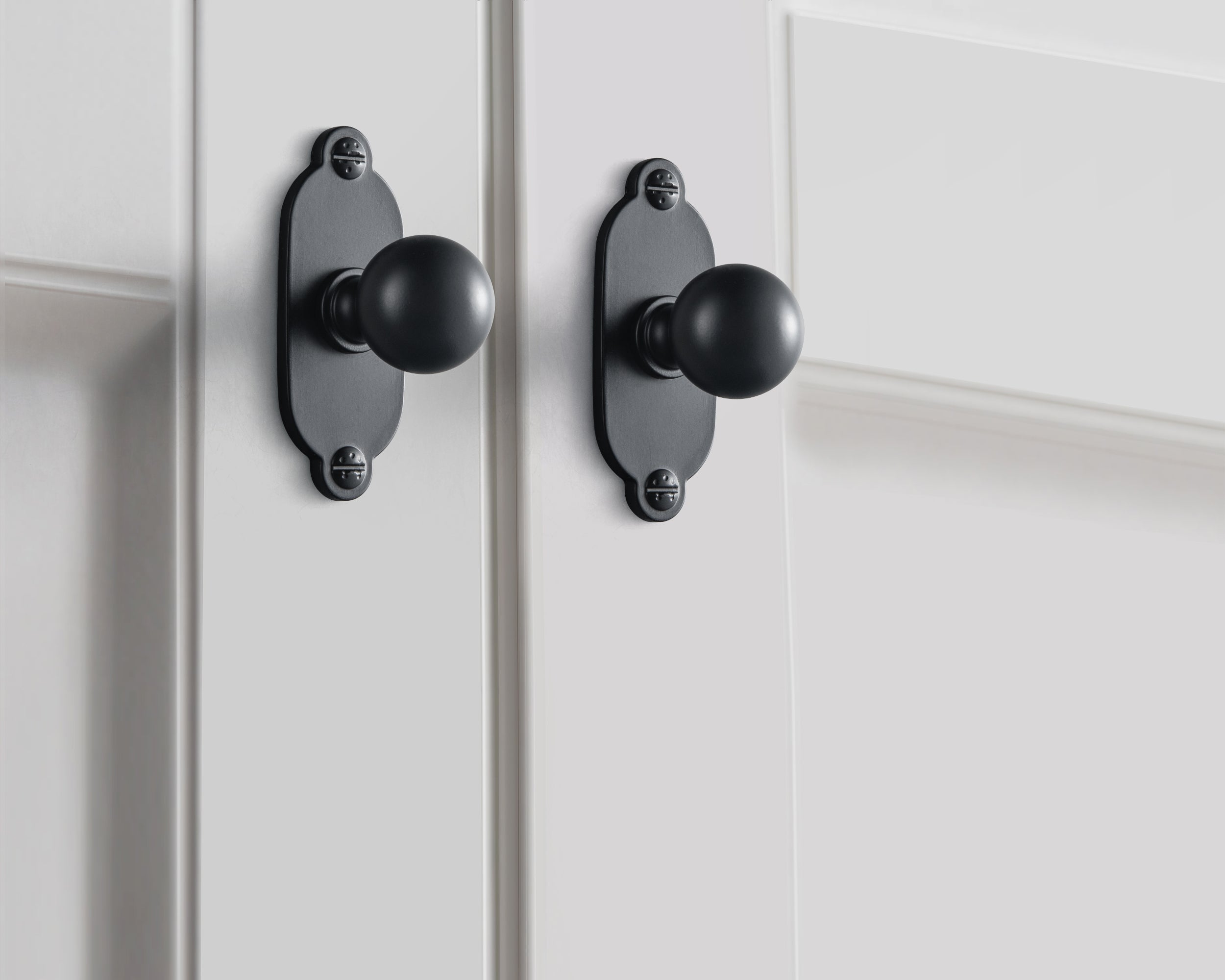 Goo-Ki 6 Pack Stylish Zinc Alloy Cabinet Knobs Classic Round Design Durable Cabinet Handles