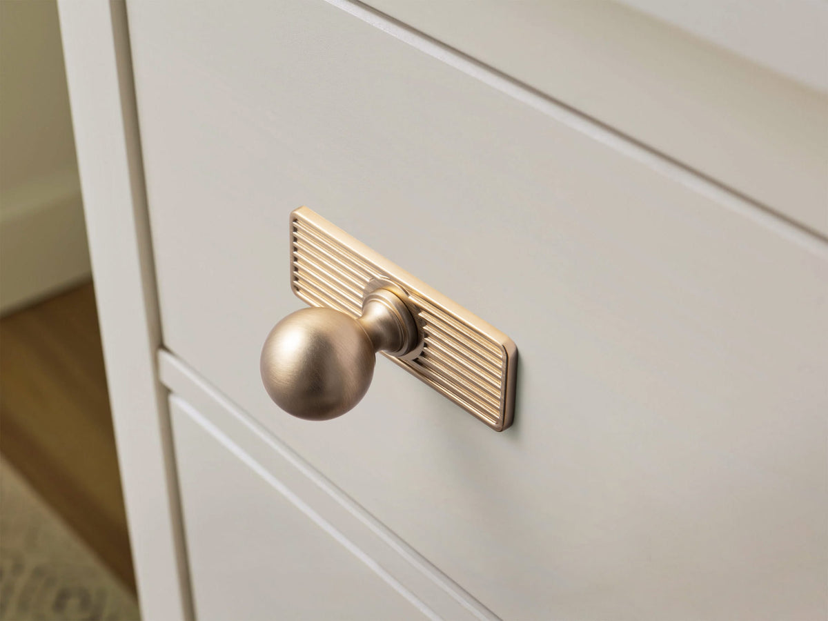 Goo-Ki 6 Pack Stylish Zinc Alloy Cabinet Knobs Classic Round Design Durable Cabinet Handles