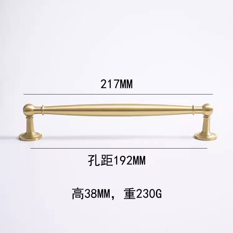 Goo-Ki 7.6'' Hole Center / 2 Pack High-end Luxury Door Handle Simple European Cabinet Pulls