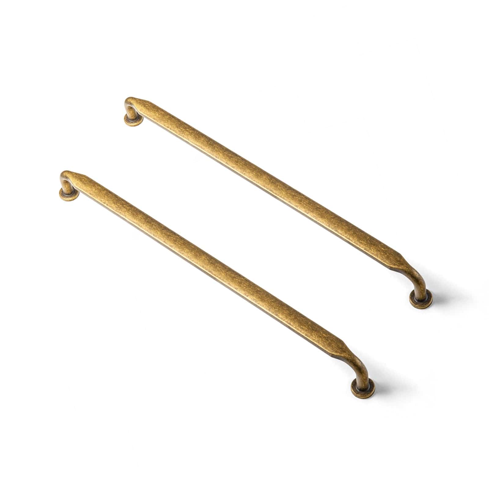 Goo-Ki Antique Brass / 10'' Hole Center / 6 Pack Minimalist Slim Design Zinc Alloy Cabinet Pulls – Rustic Hardware for a Streamlined Look