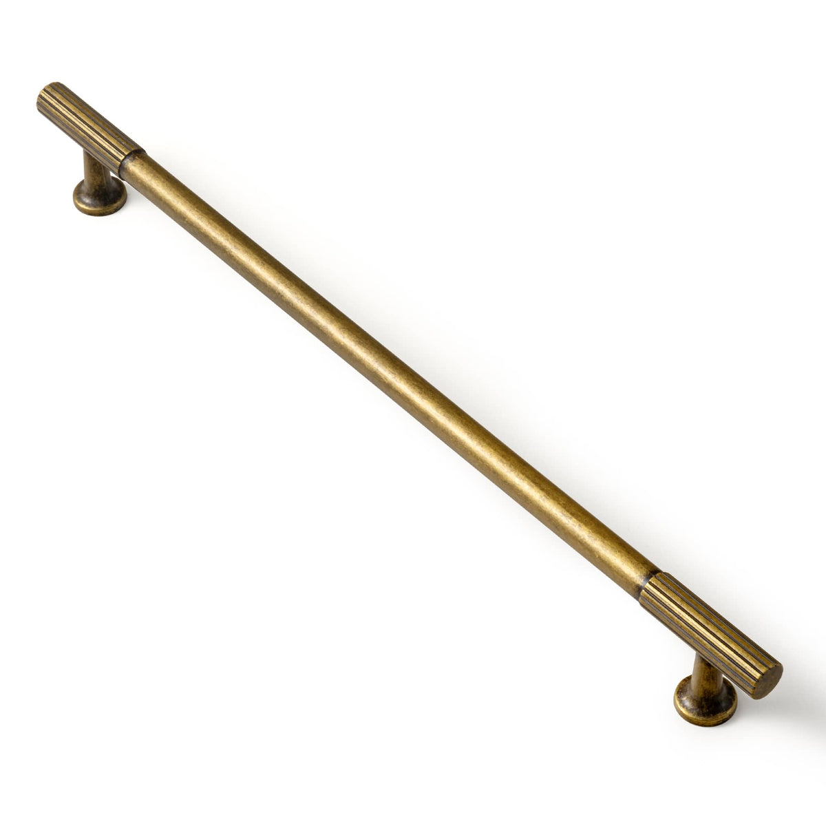 Goo-Ki Antique Brass / 18'' Hole Center / 2 Pack Striped Decorations Cabinet Pull Retro Brass Cabinet Handles