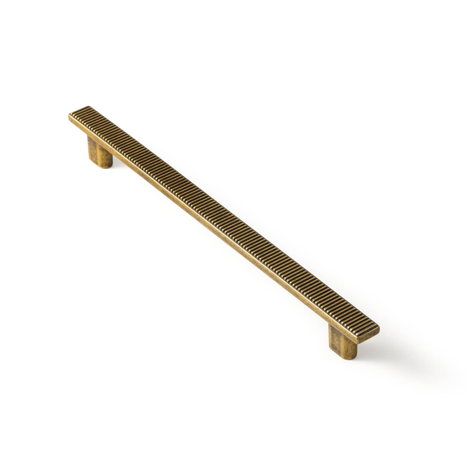 Goo-Ki Antique Brass / 7.6'' Hole Center / 6 Pack Striped Vintage Cabinet Handles Antique Brass Cabinet Pull Knob Hardware for Kitchen