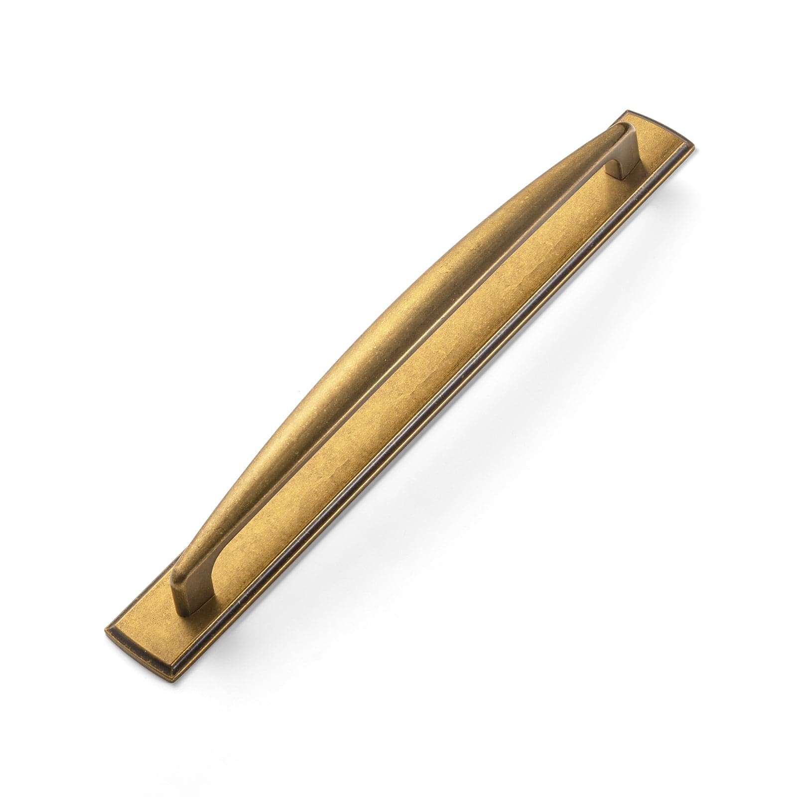 Goo-Ki Antique Brass / 7.6'' Hole Center with Back Plate G011 / 2 Pack Antique Brass Cabinet Handles Timeless Drawer Pulls for Classic Furniture Revival