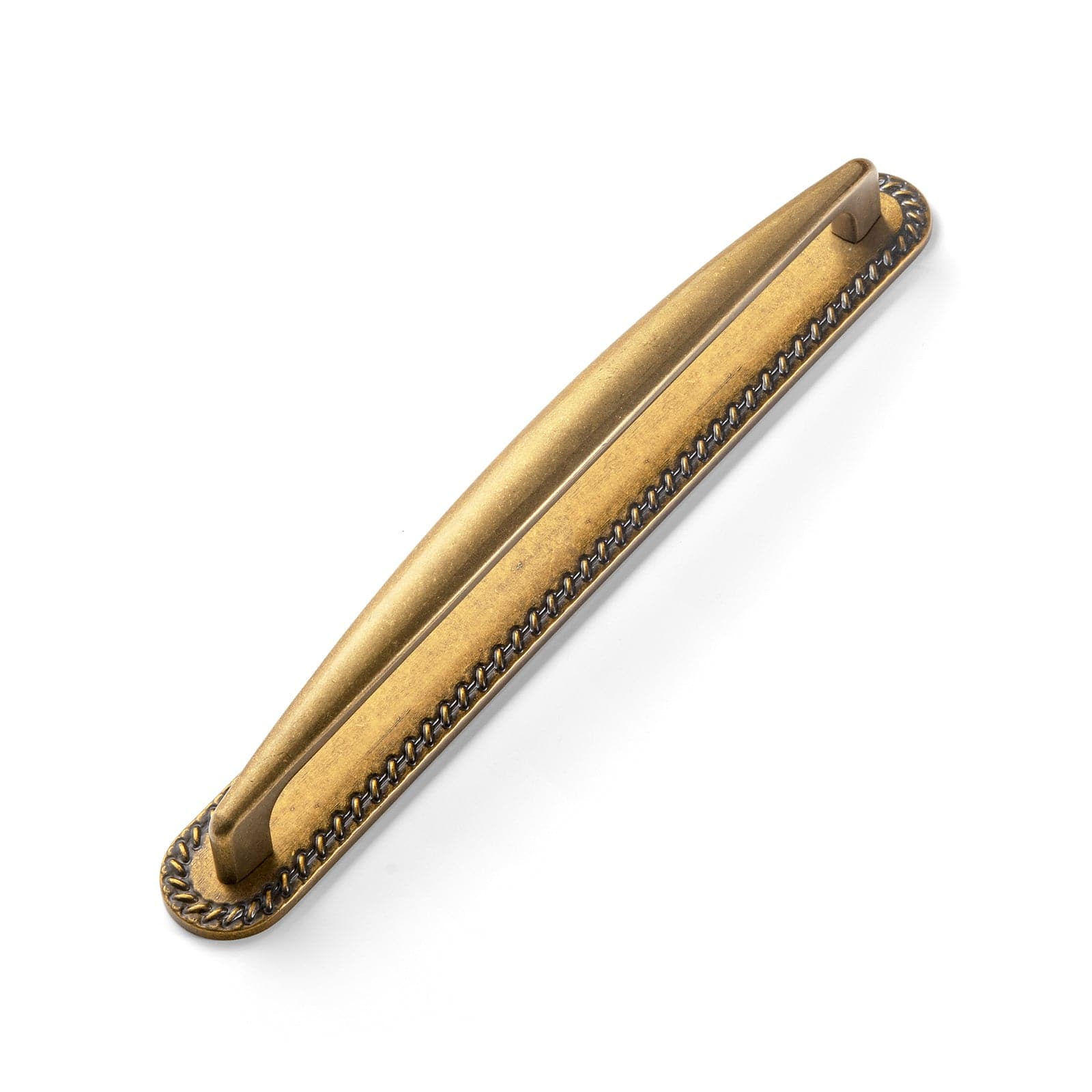 Goo-Ki Antique Brass / 7.6'' Hole Center with Back Plate G016 / 2 Pack Antique Brass Cabinet Handles Timeless Drawer Pulls for Classic Furniture Revival
