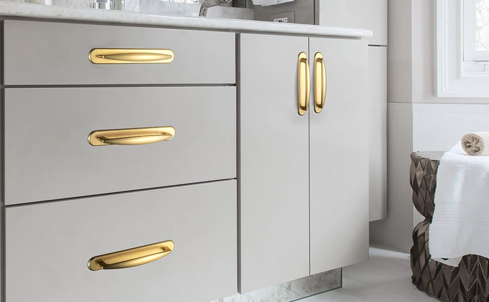 Goo-Ki Antique Brass Cabinet Handles Timeless Drawer Pulls for Classic Furniture Revival