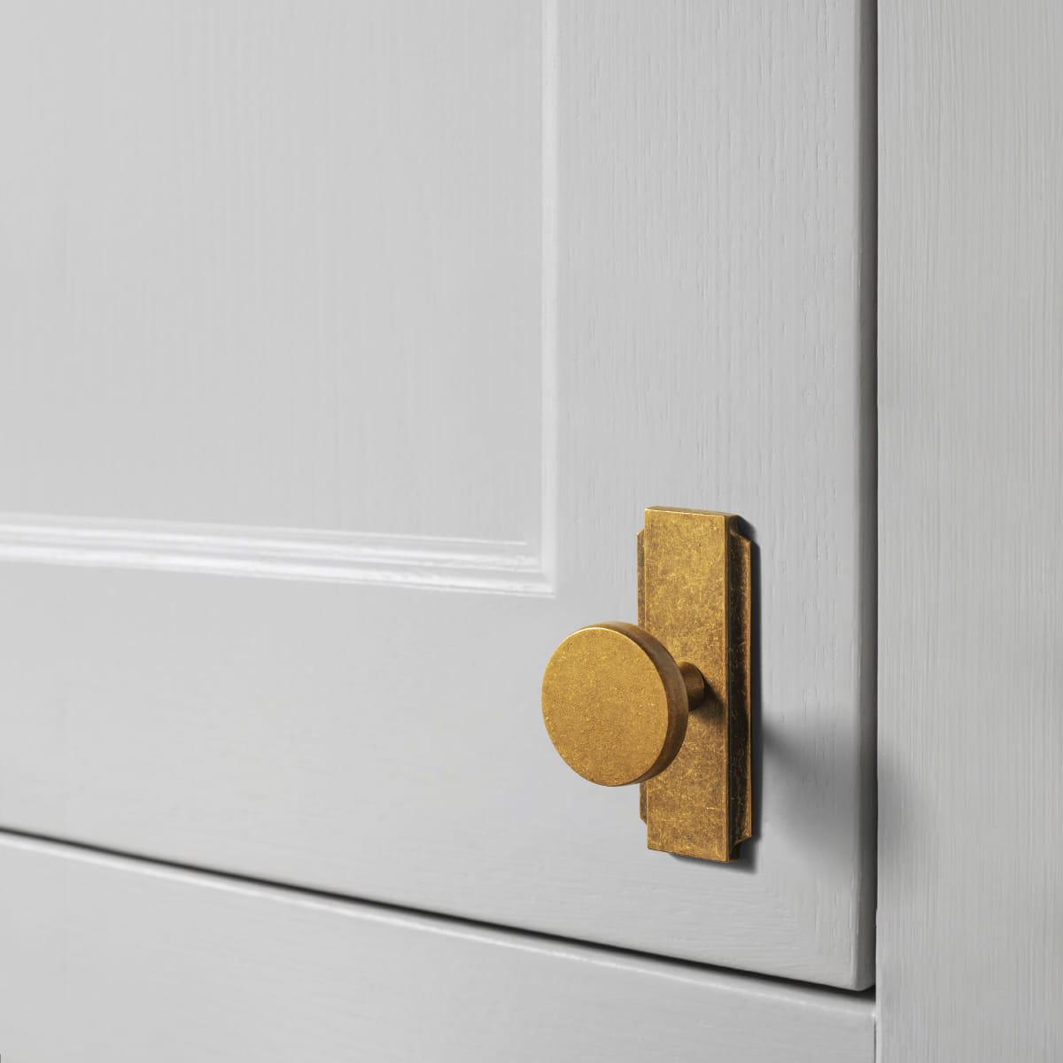 Goo-Ki Antique Brass Cabinet Knobs with Back Plates Ornate Cabinet Pulls for Kitchen Cabinet Hardware