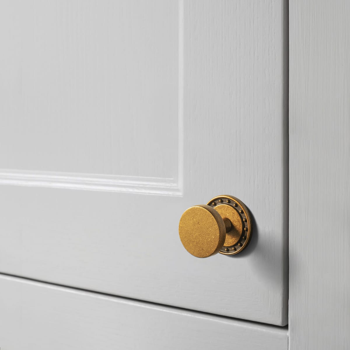 Goo-Ki Antique Brass Cabinet Knobs with Back Plates Ornate Cabinet Pulls for Kitchen Cabinet Hardware