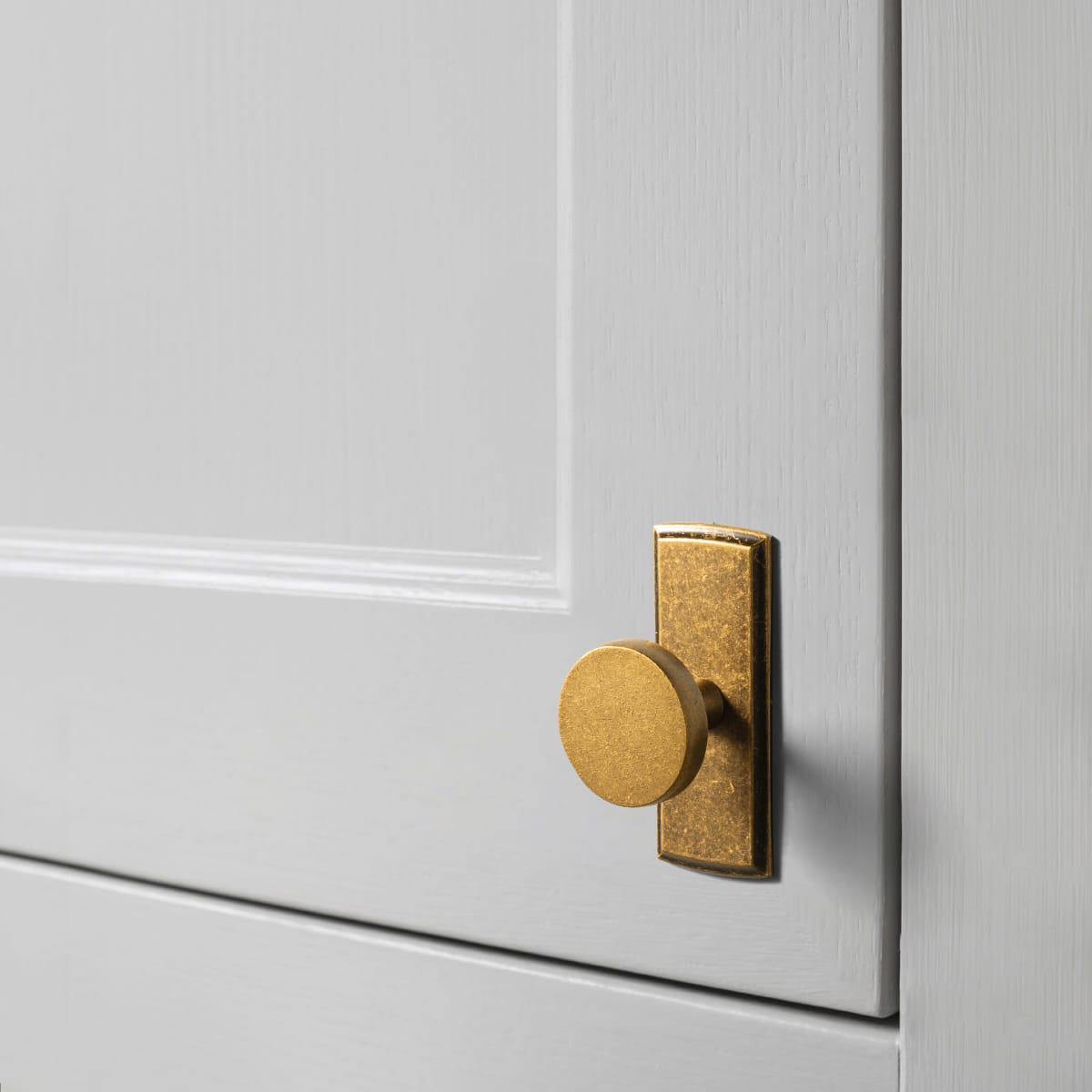 Goo-Ki Antique Brass Cabinet Knobs with Back Plates Ornate Cabinet Pulls for Kitchen Cabinet Hardware