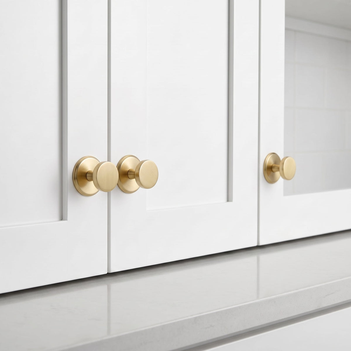 Goo-Ki Antique Brass Cabinet Knobs with Back Plates Ornate Cabinet Pulls for Kitchen Cabinet Hardware