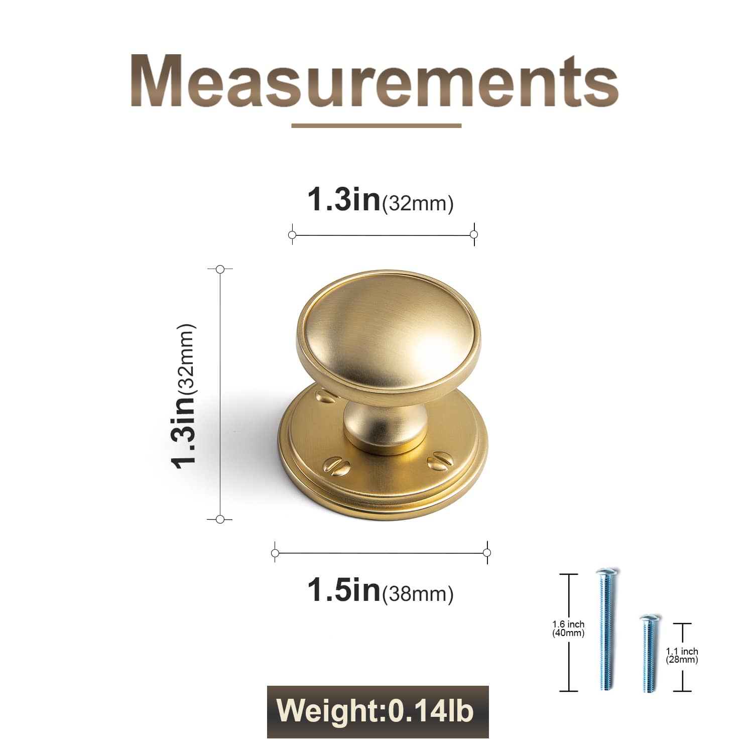 Goo-Ki Antique Brass Cabinet Knobs Zinc Alloy Round Drawer Pulls with Vintage Patina Finish Retro Furniture Hardware