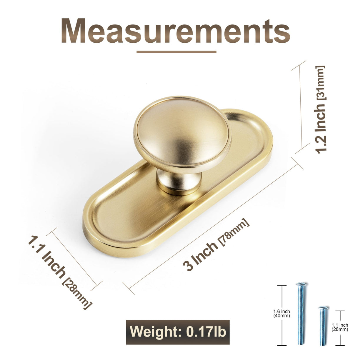Goo-Ki Antique Brass Cabinet Knobs Zinc Alloy Round Drawer Pulls with Vintage Patina Finish Retro Furniture Hardware
