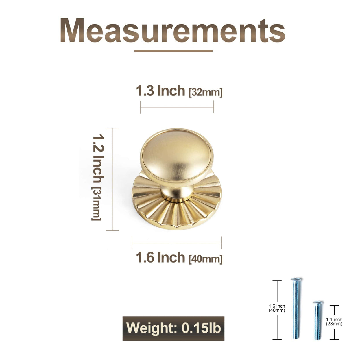 Goo-Ki Antique Brass Cabinet Knobs Zinc Alloy Round Drawer Pulls with Vintage Patina Finish Retro Furniture Hardware