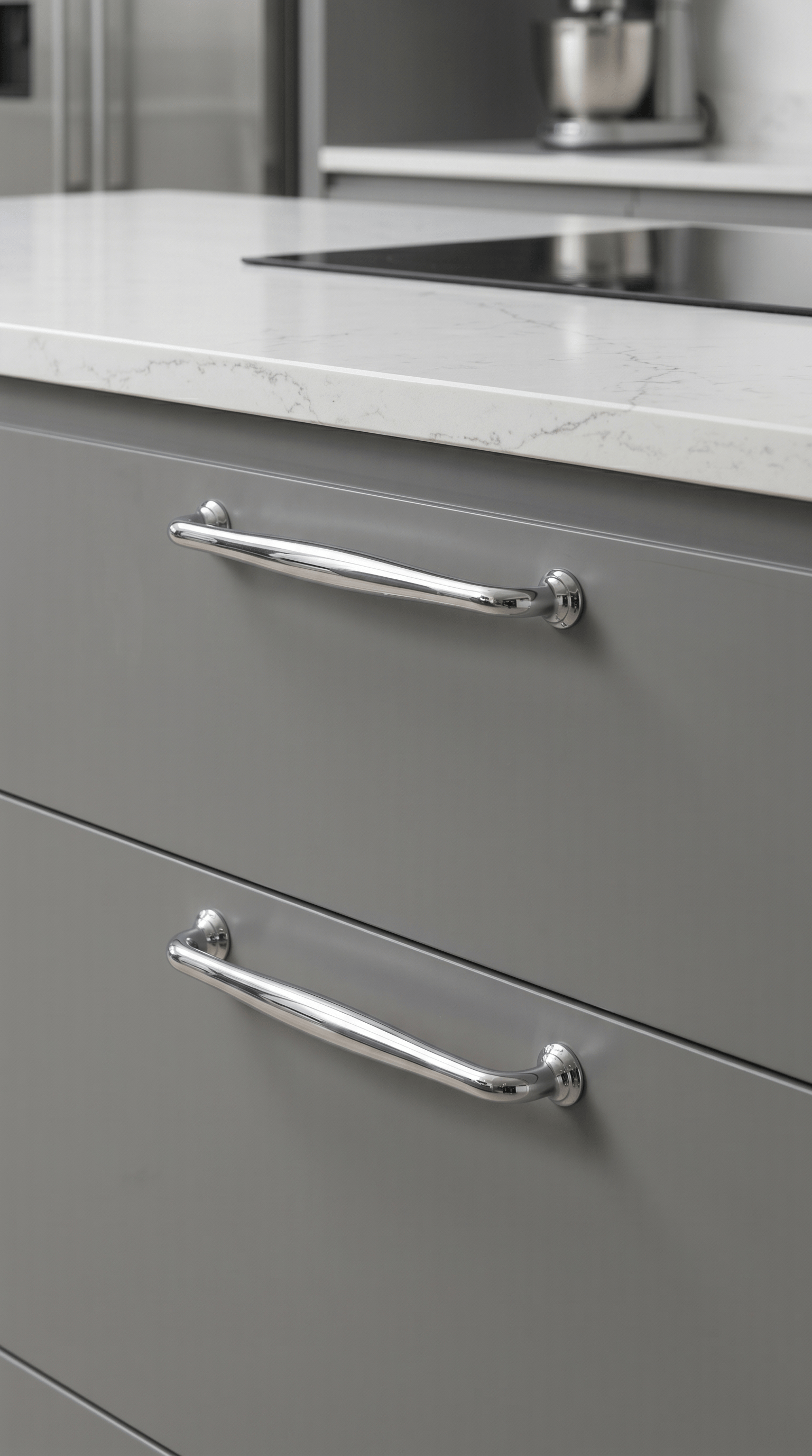 Goo-Ki Antique Brass Cabinet Pulls Solid Drawer Handles for Kitchen