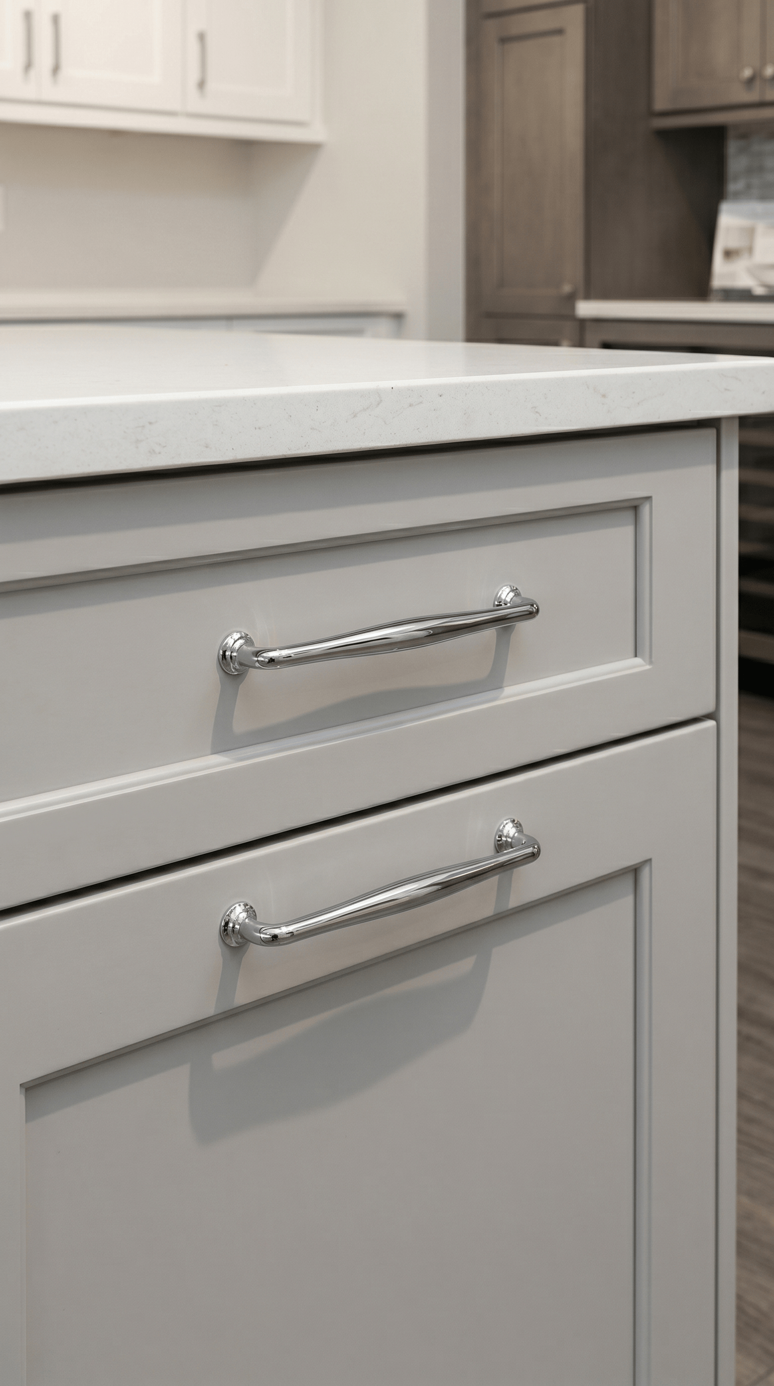 Goo-Ki Antique Brass Cabinet Pulls Solid Drawer Handles for Kitchen